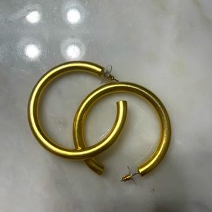 Madewell Gold Hoop Earrings